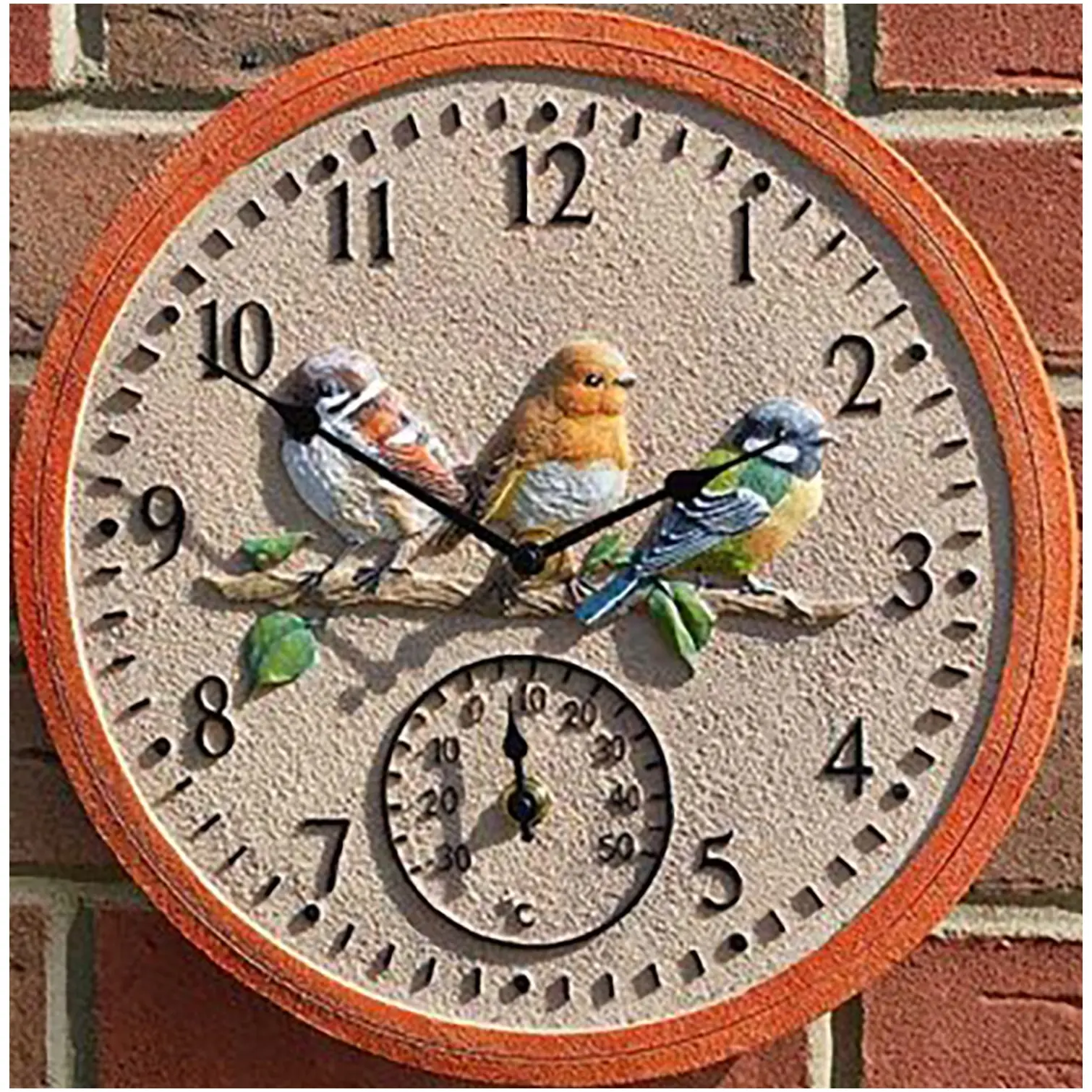 Outside In Birdwood Wall Clock