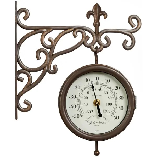 SMA0153 Smart Garden York Station Wall Clock 25cm