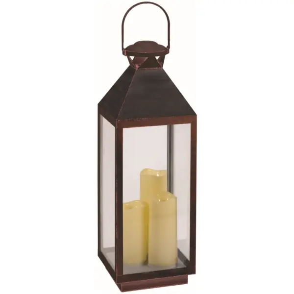 SMA0211 Smart Garden Oslo Battery Lantern Copper 58cm High