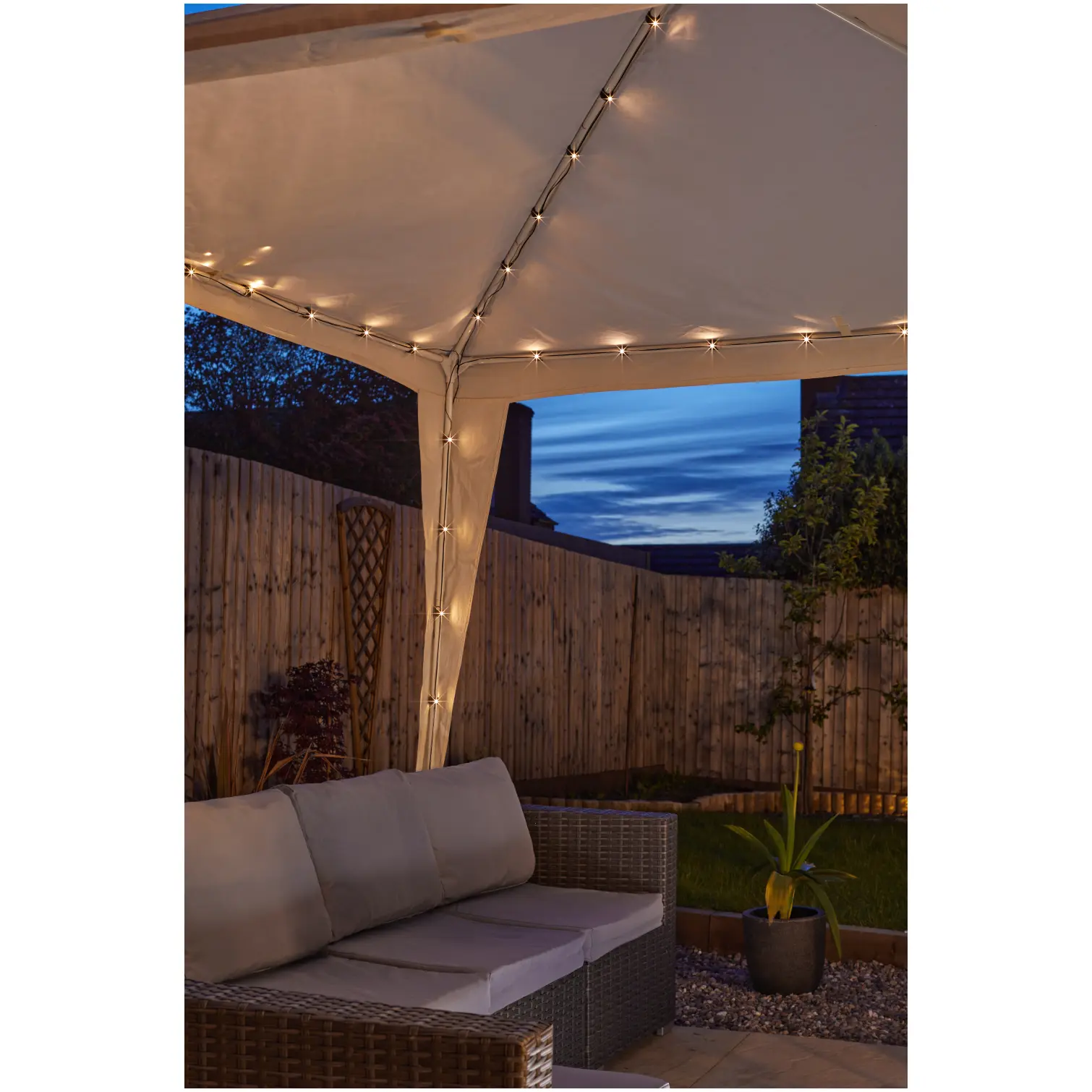SMA0351_1 Smart Garden Gazebo String Light 140 LED