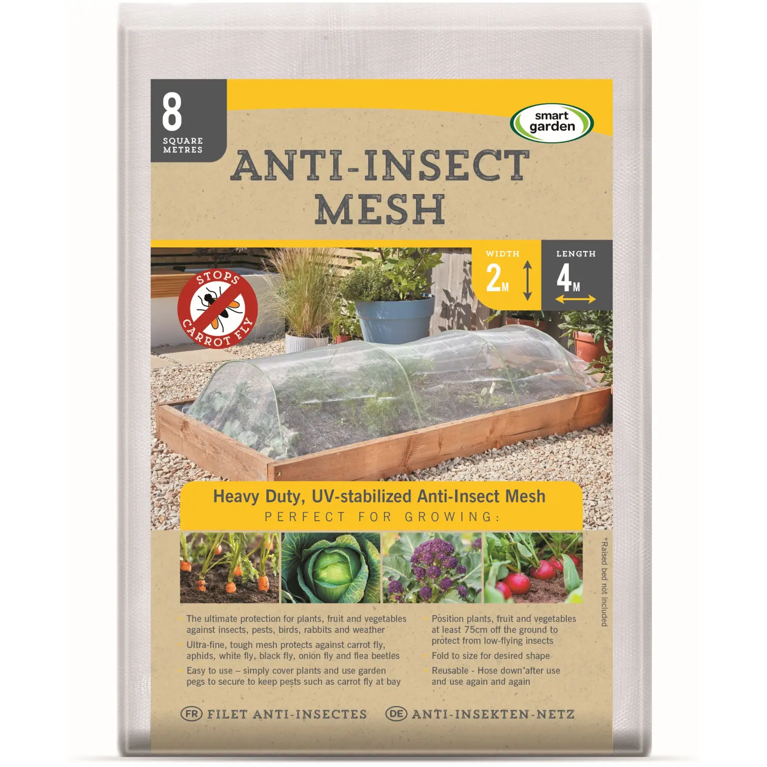 Smart Garden Insect Guard For Carrot Fly