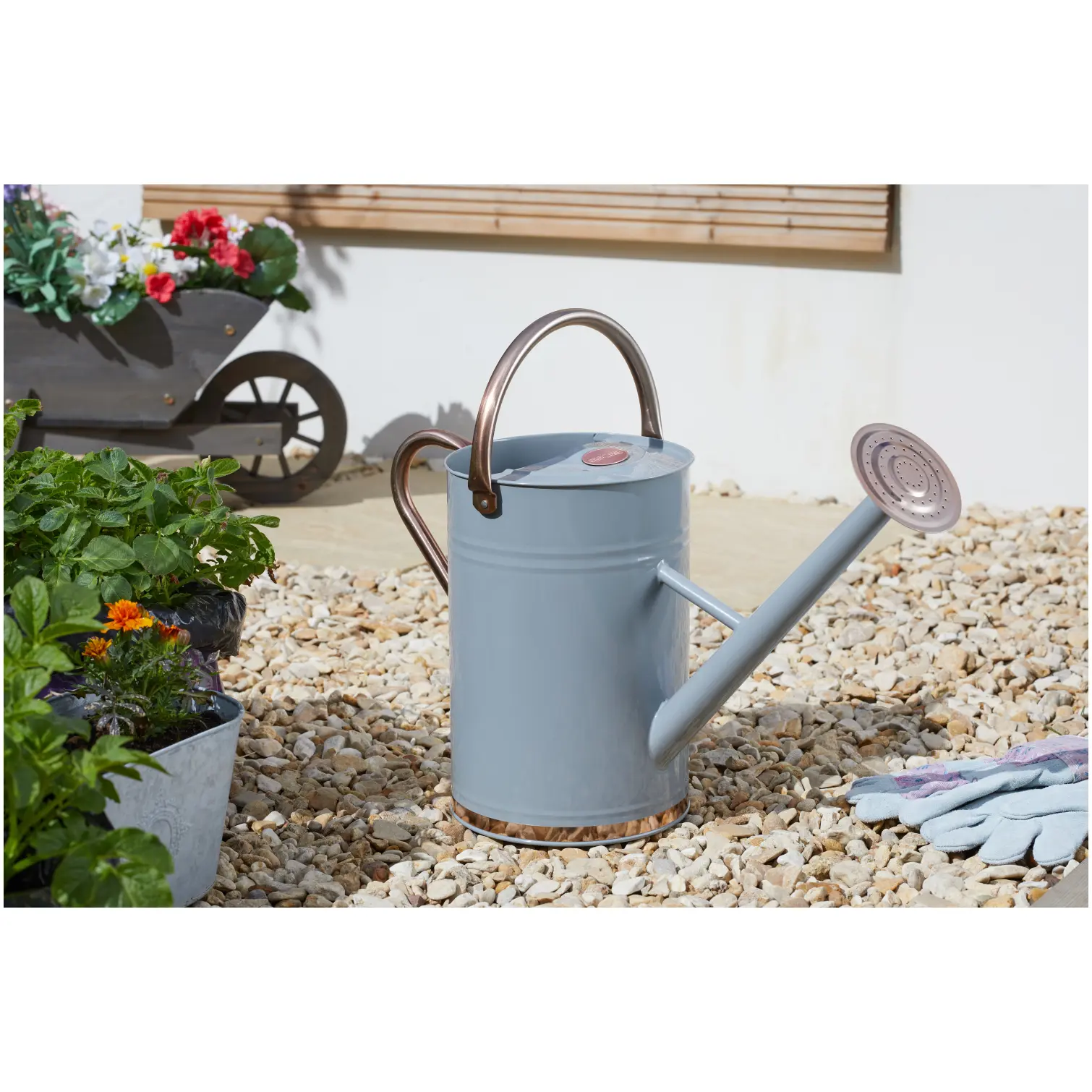 Galv Watering Can 9ltr Slate
