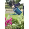 Metal Watering Can 9ltr Blue