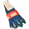 Briers Ladies Mushrooms Grips Gloves 3 Pairs