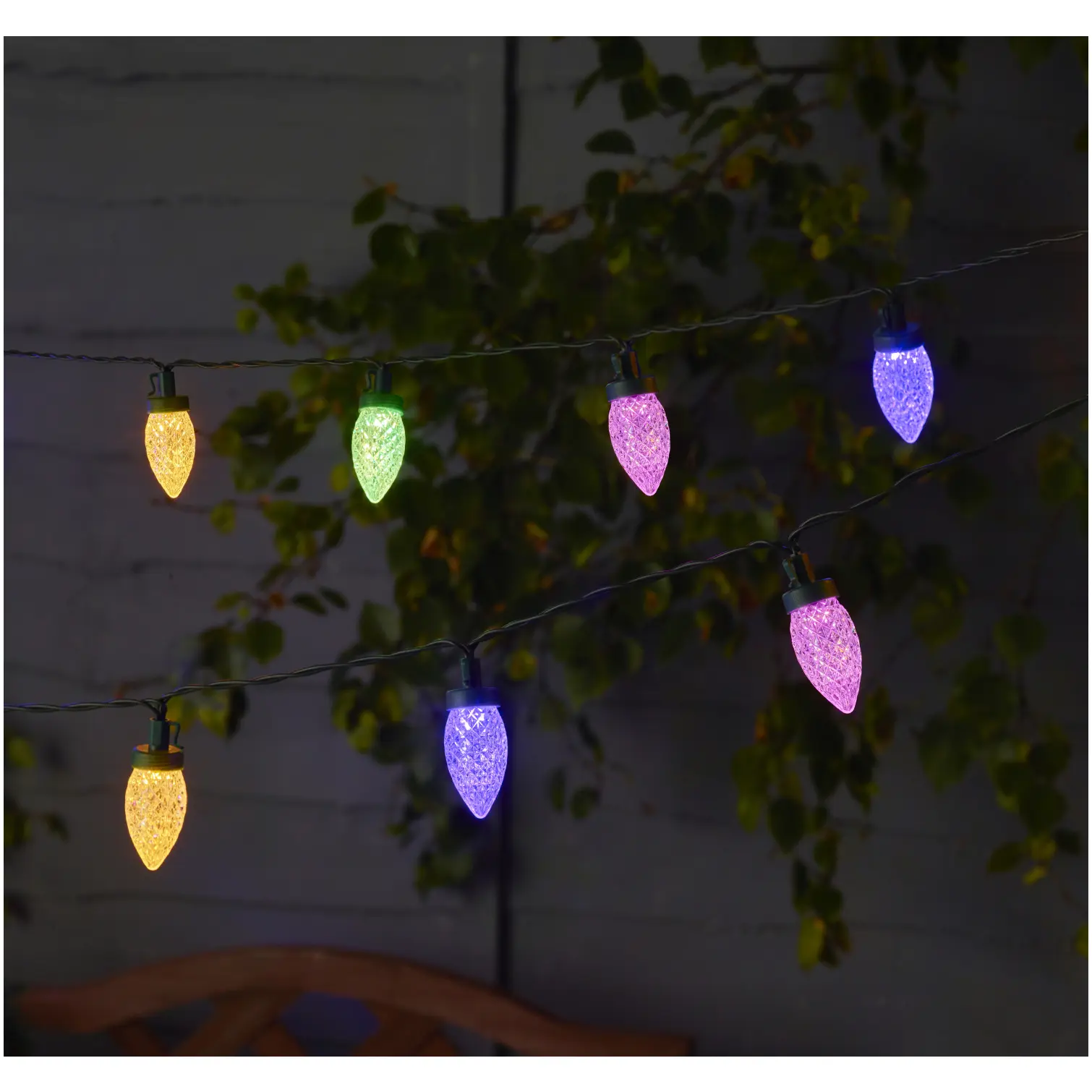 Multi Power String Light Pine Cone Set of 30