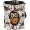 Smart Garden Owl Log Planter 18.5 x 17.5 x 17cm