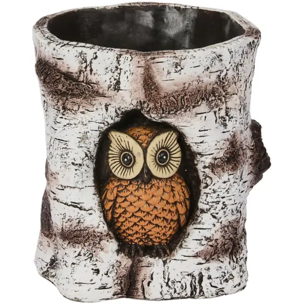 Smart Garden Owl Log Planter 18.5 x 17.5 x 17cm