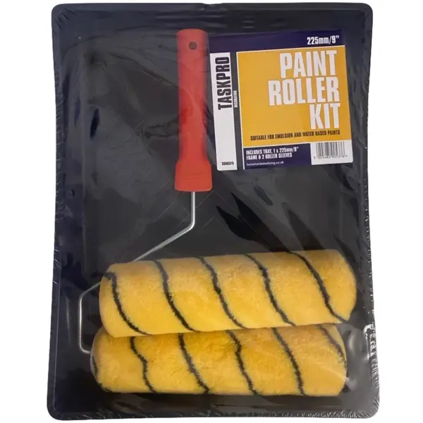 Taskpro Paint Roller & Tray 230mm (9") with 2 Sleeves