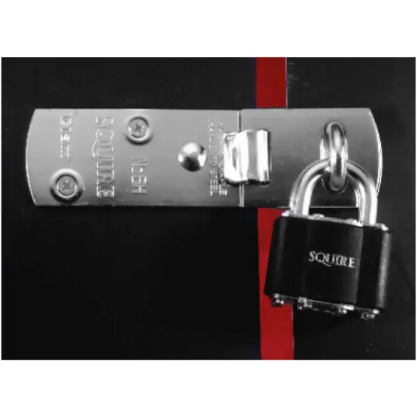 Squire No6 Clam Hasp & Staple