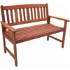STF0004 2 Seater Meranti Hardwood Bench