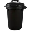 Strata Black Heavy Duty Dustbin 90Ltr