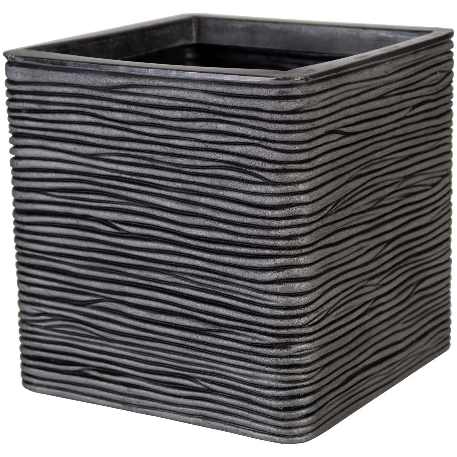 Strata Amalfi Planter Pewter 30cm