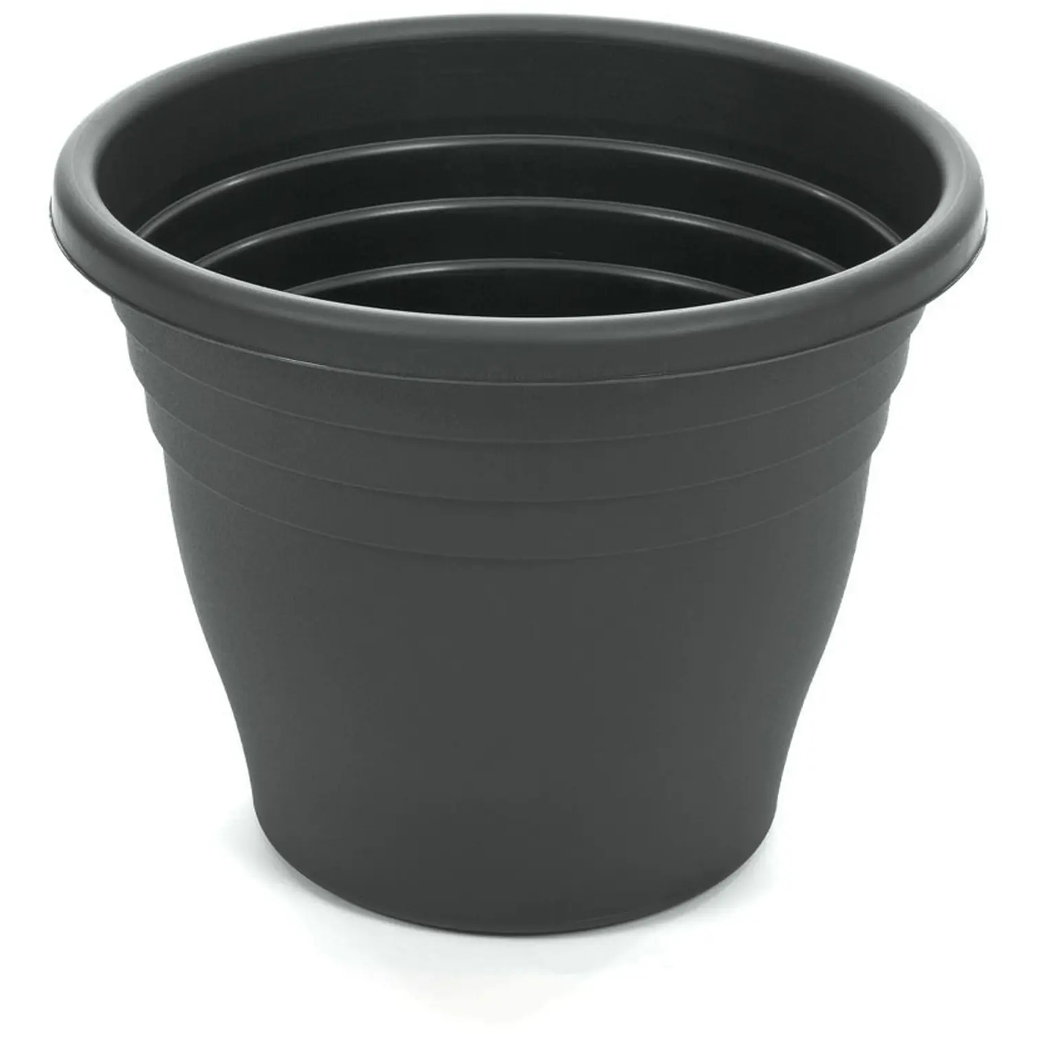 STR0046_1 Ascot Planter Black 30cm