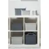STR0250_1 Strata Urban Store Basket & Lid Medium Cool Grey 14 Litres 23x23.5x30.5cm