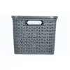 Strata Urban Store Basket And Lid Charcoal 24 Litres Capacity