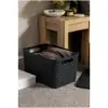 Strata Urban Store Basket And Lid Charcoal 24 Litres Capacity
