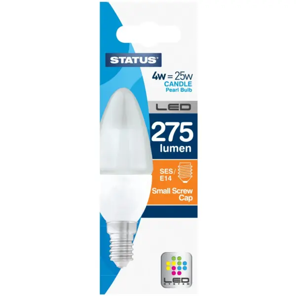 Candle LED SES Warm White Bulb 2.5w=25w