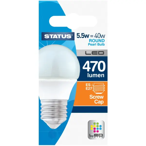 Status 5.5/40w Golf W/White ES