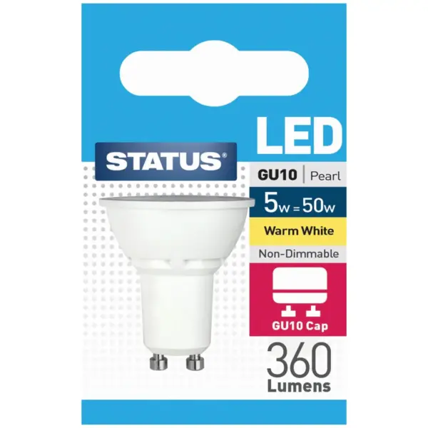 Status 4.5/50w GU10 LED Warm White