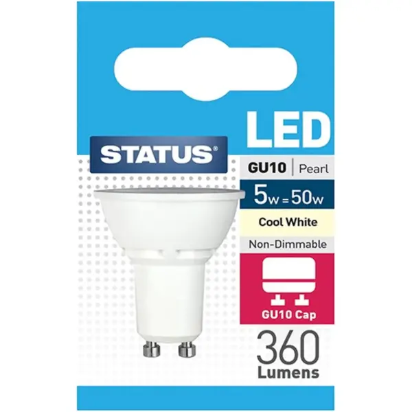 Status 4.5/50w GU10 LED Cool White
