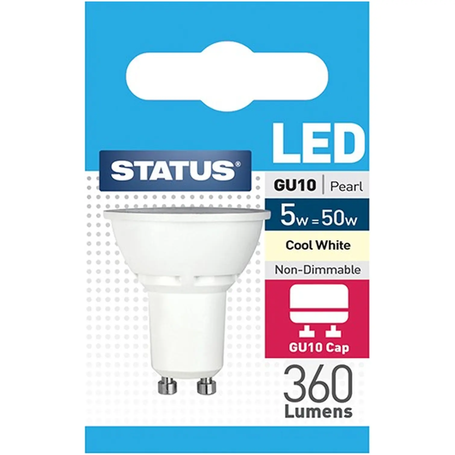 Status 4.5/50w GU10 LED Cool White