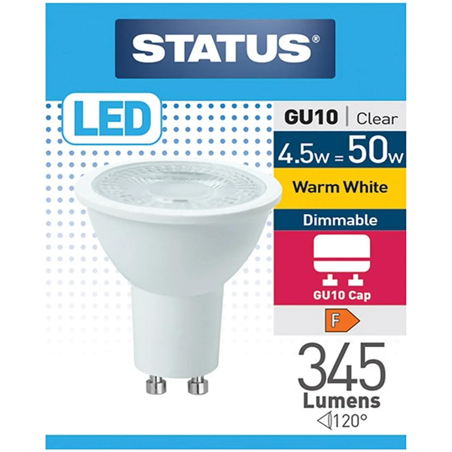 Status 4/50wGU10 Dimmable WarmWhite