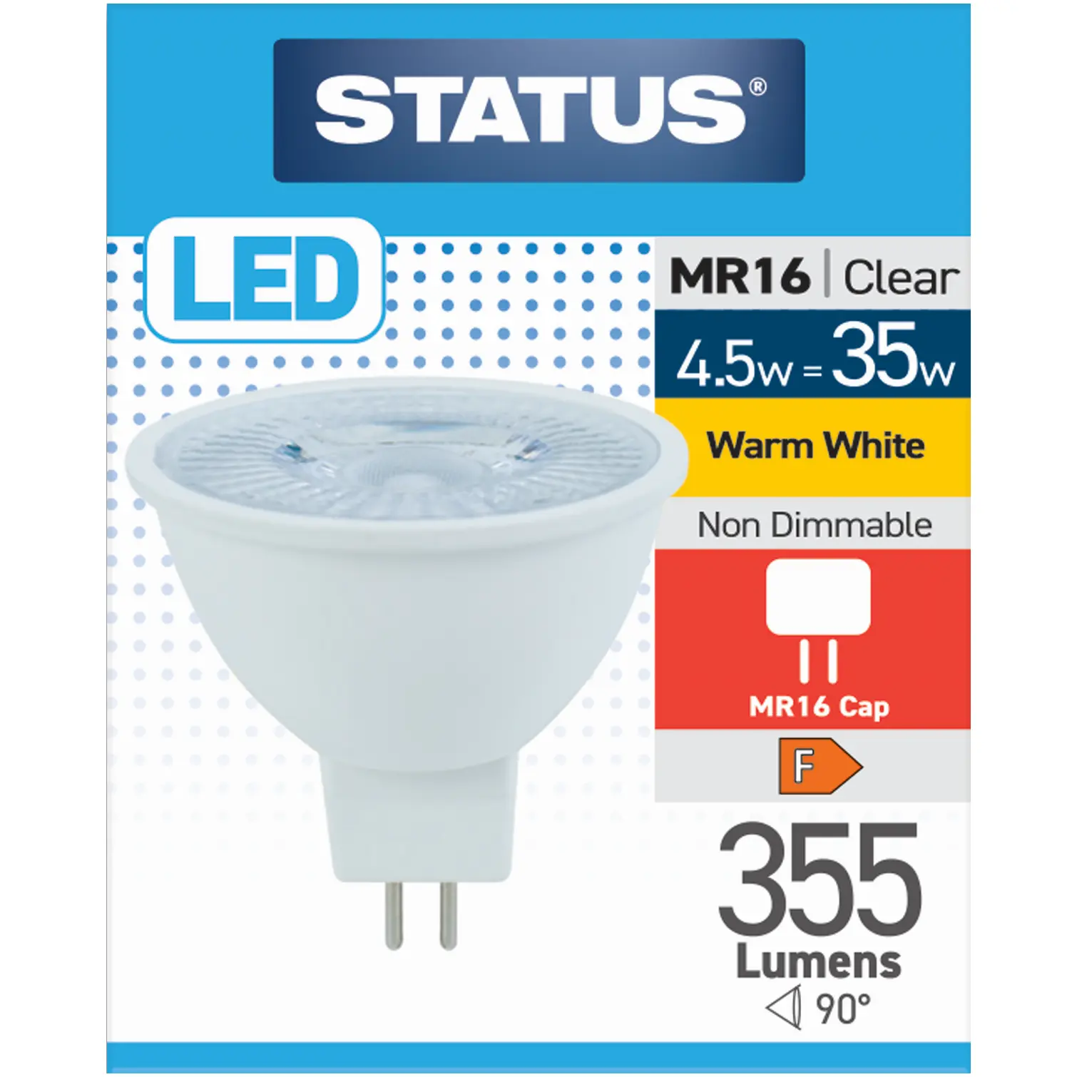 Status 4.5/35w Dichroic LED W/White