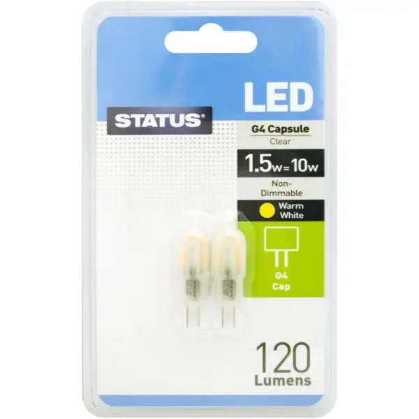 Status 1.5/10w LED G4 pk2
