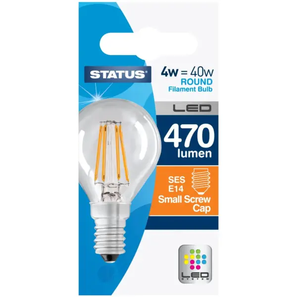 STT4710 Status 4.5/40w Golf Filament LED WW SES