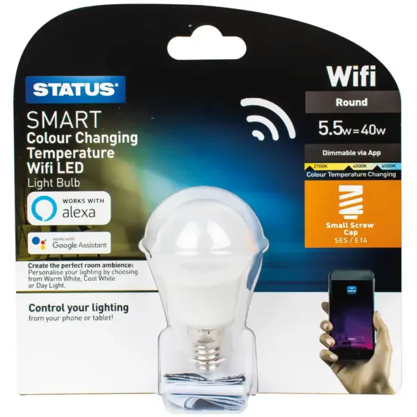 Status Wi-Fi LED Round SES 40W