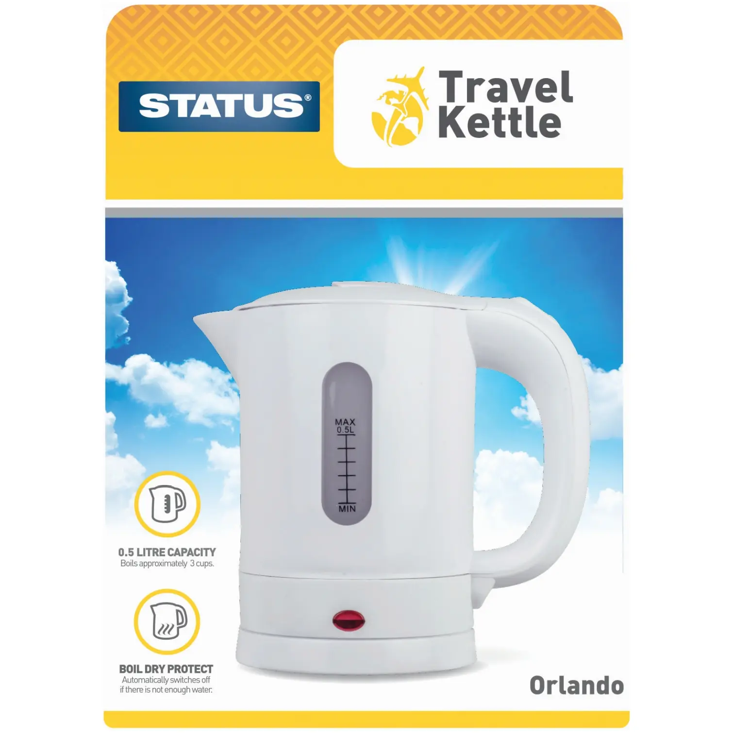 Status 0.5 Litre Travel Kettle