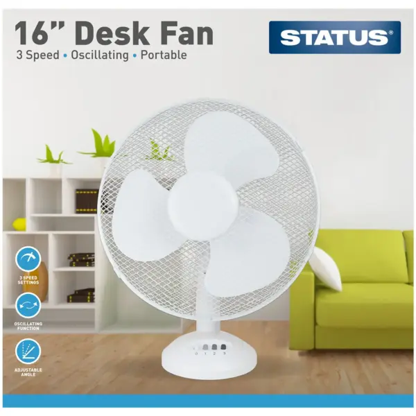 Status 40cm Desk Fan