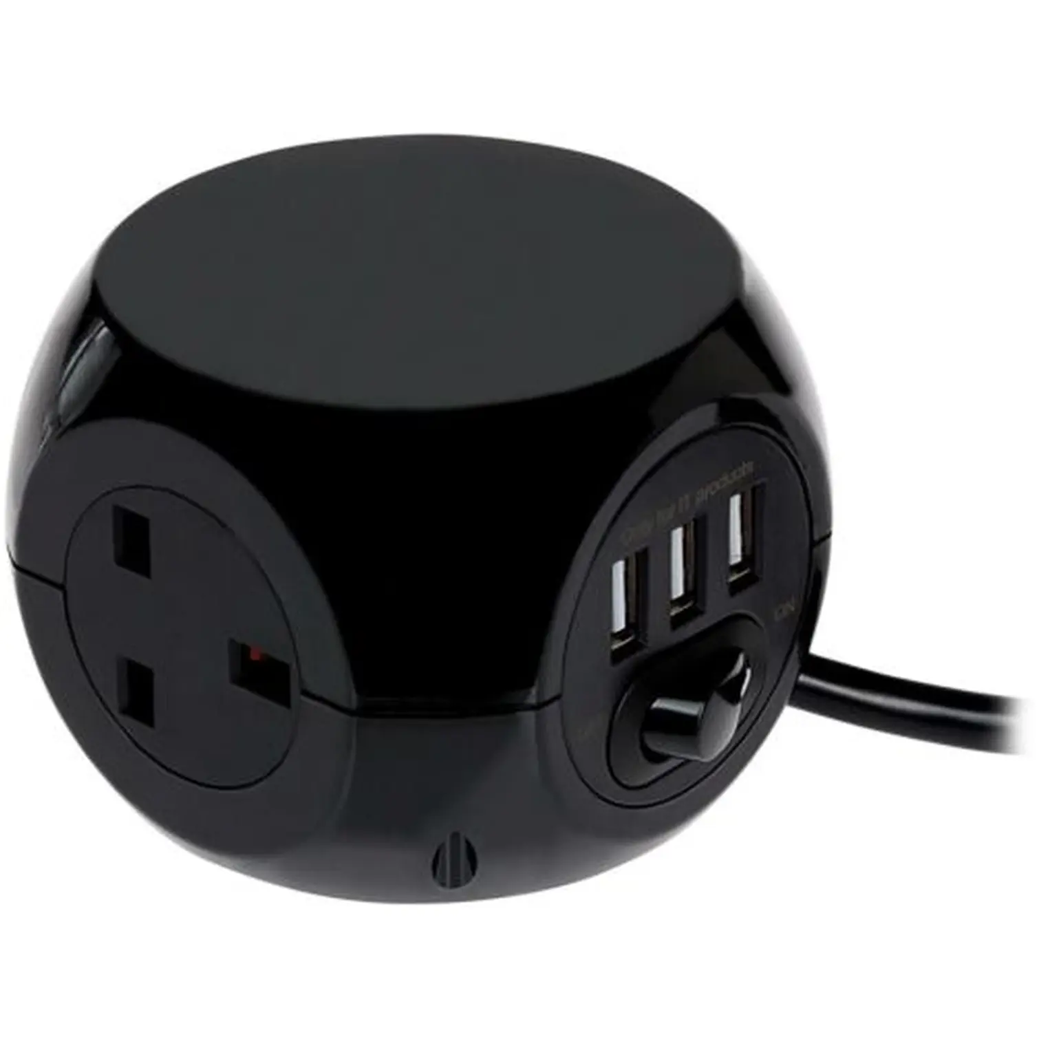 STT6400_02 Status 3 Way Cube Socket 1.4mtr