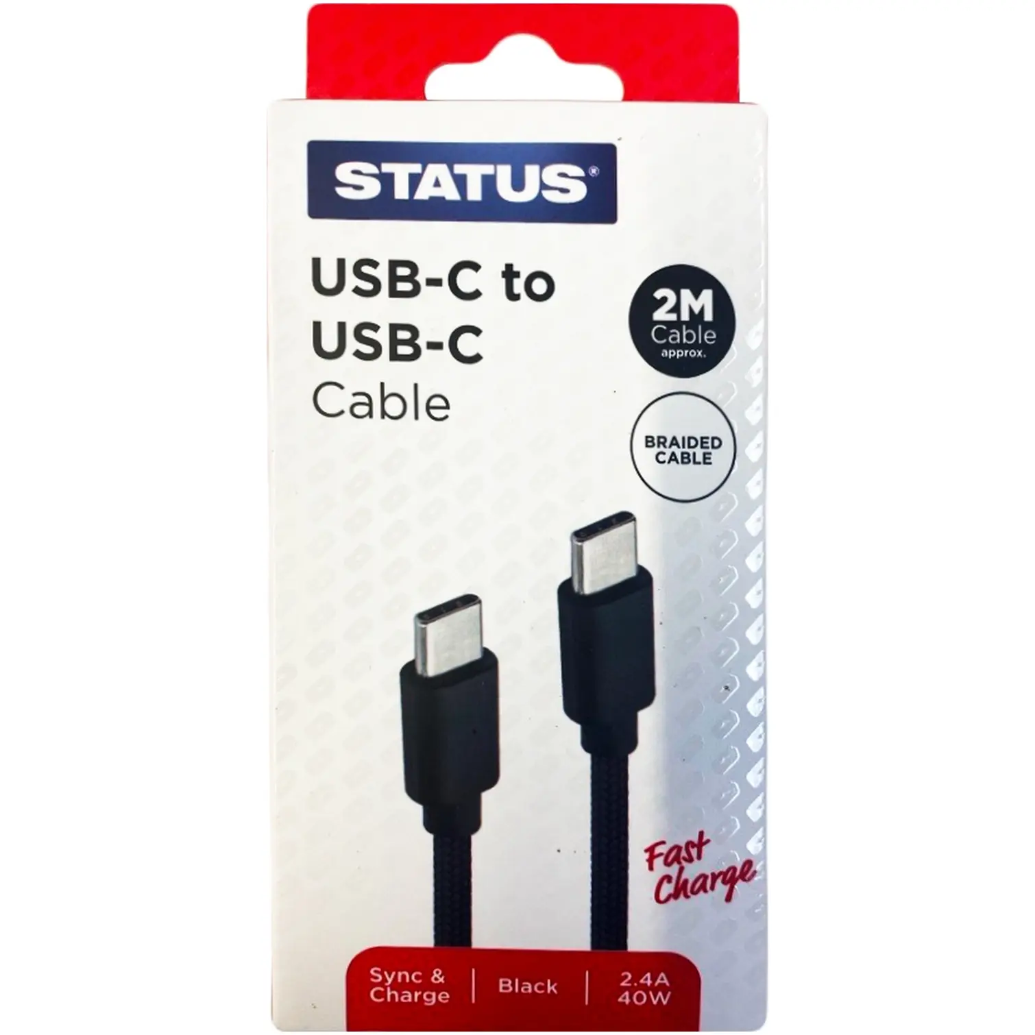 Status Phone Cable USB-C ToUSB-C 2mtr