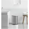 SWE0005_2 Pedal Bin Stainless Steel Matt 12 Litre