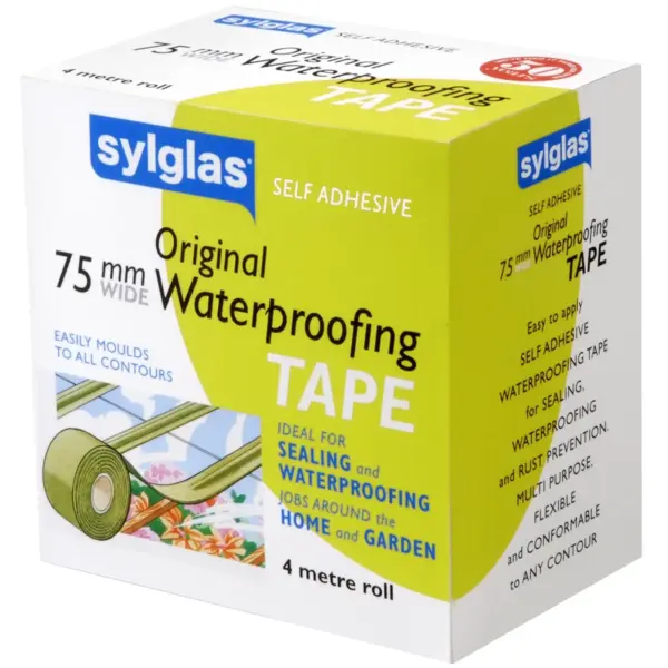 Sylglas 4mx75mm(3") Waterproof Tape