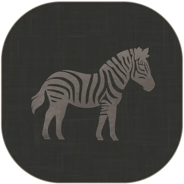 iStyle Luxe Zebra Coasters Pack of 4