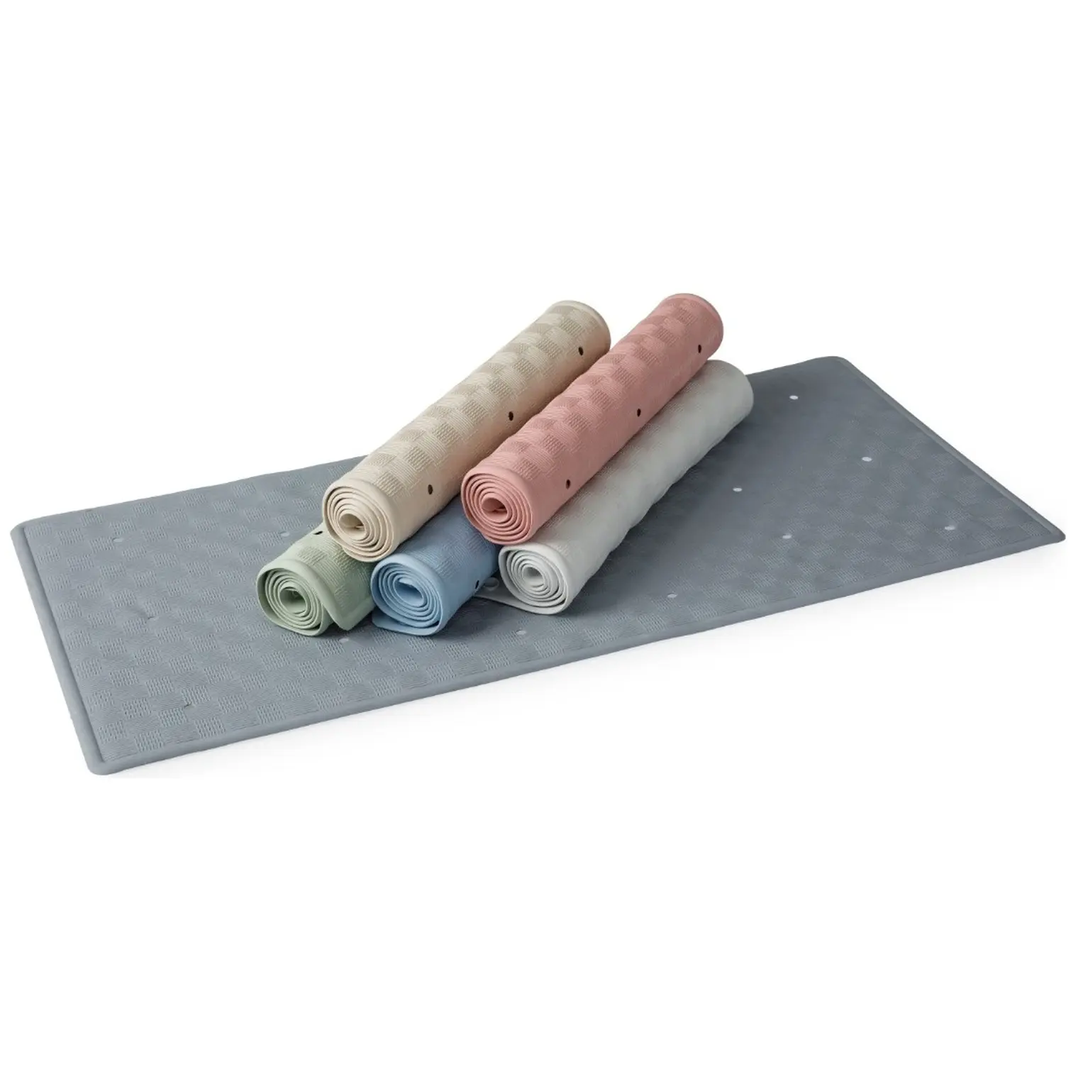 Bluecanyon Rubber Bath Mat Grey 34 x 74cm
