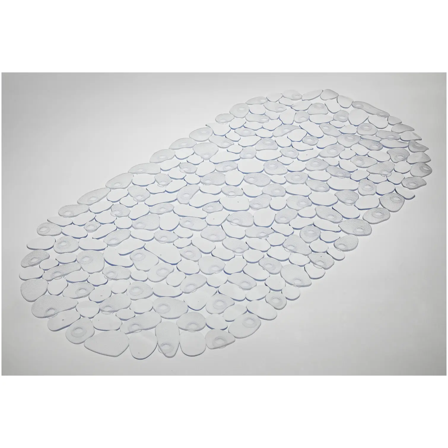 Bluecanyon Pebble PVC Bath Mat Clear 69 x 36cm