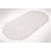 Bluecanyon Pebble PVC Bath Mat Clear 69 x 36cm