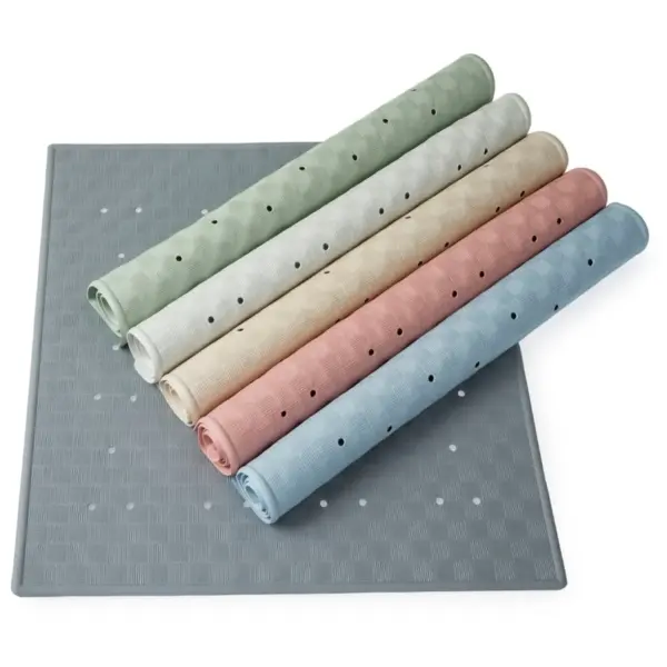 TEL0078 Bluecanyon Rubber Shower Mat Grey 53 x 53cm