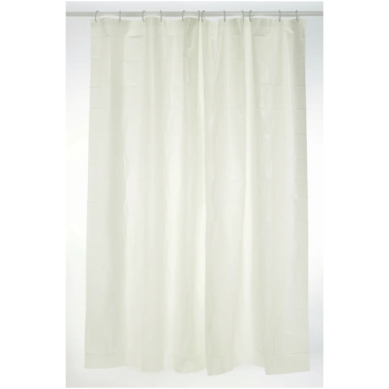 Blue Canyon Shower Curtain PEVA Plain White 180 x 180cm