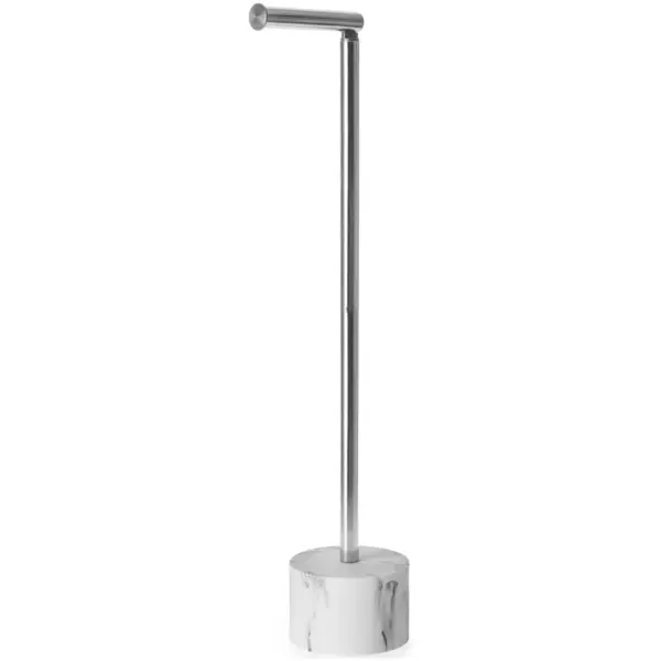 Bluecanyon Rocco Free Standing Toilet Roll Holder With Swivel Head Grey