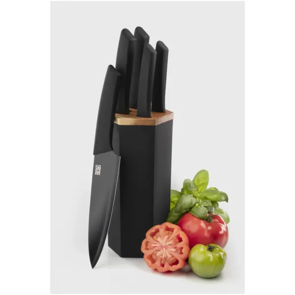TEW0015 Manhattan 5Pce Knife Block Set