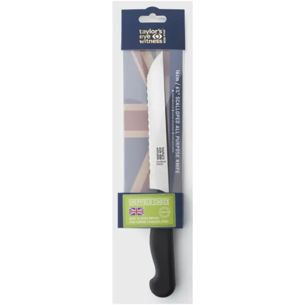 TEW0106 Taylors Eye Witness Scalloped All Purpose Knife 16cm
