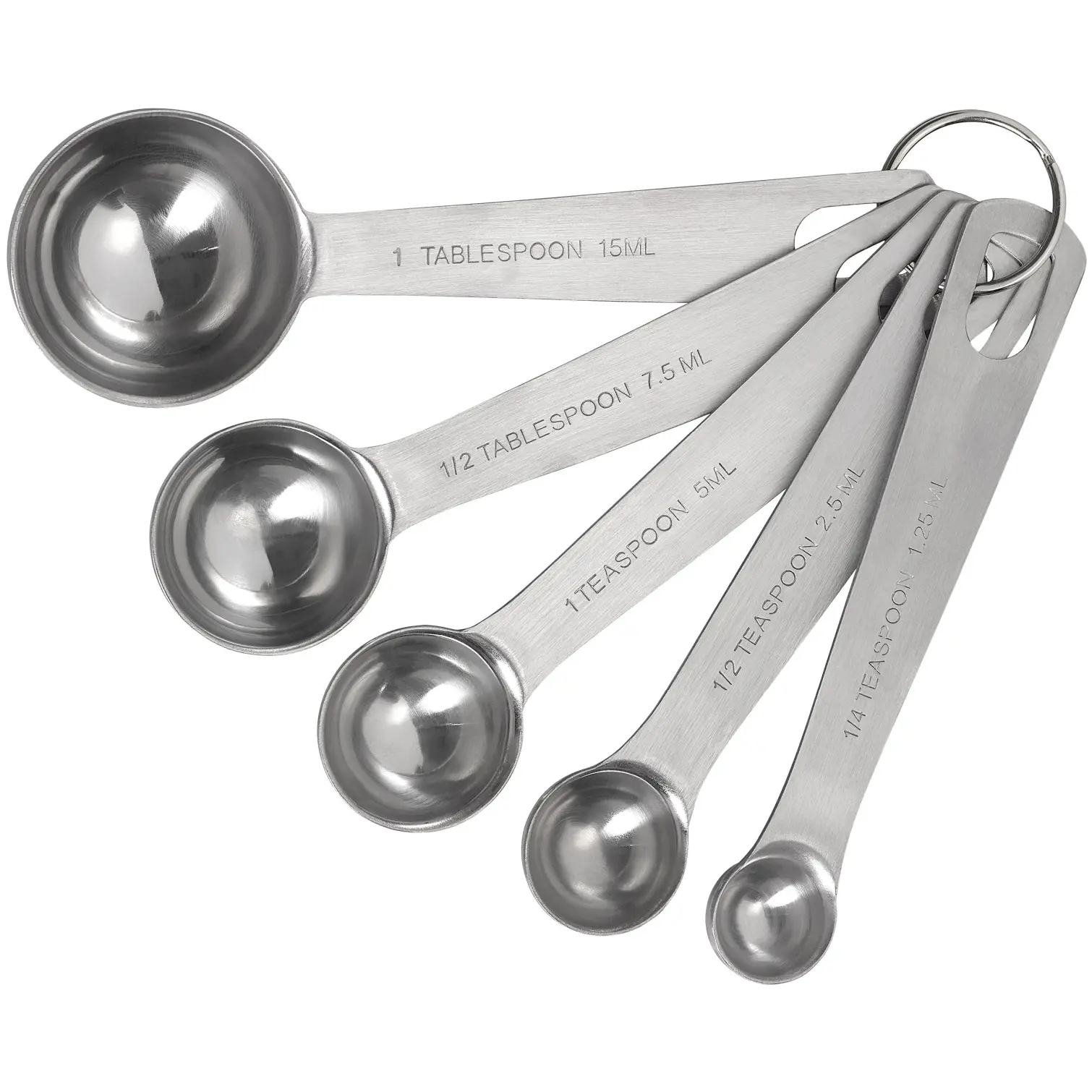 Tala S/Steel Measuring Spoons (5)