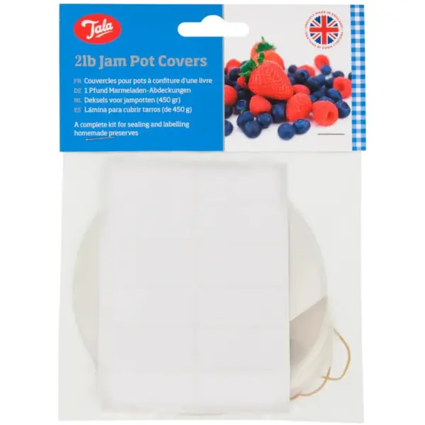 TLA0020 Tala 2lb Jam Pot Covers pk20