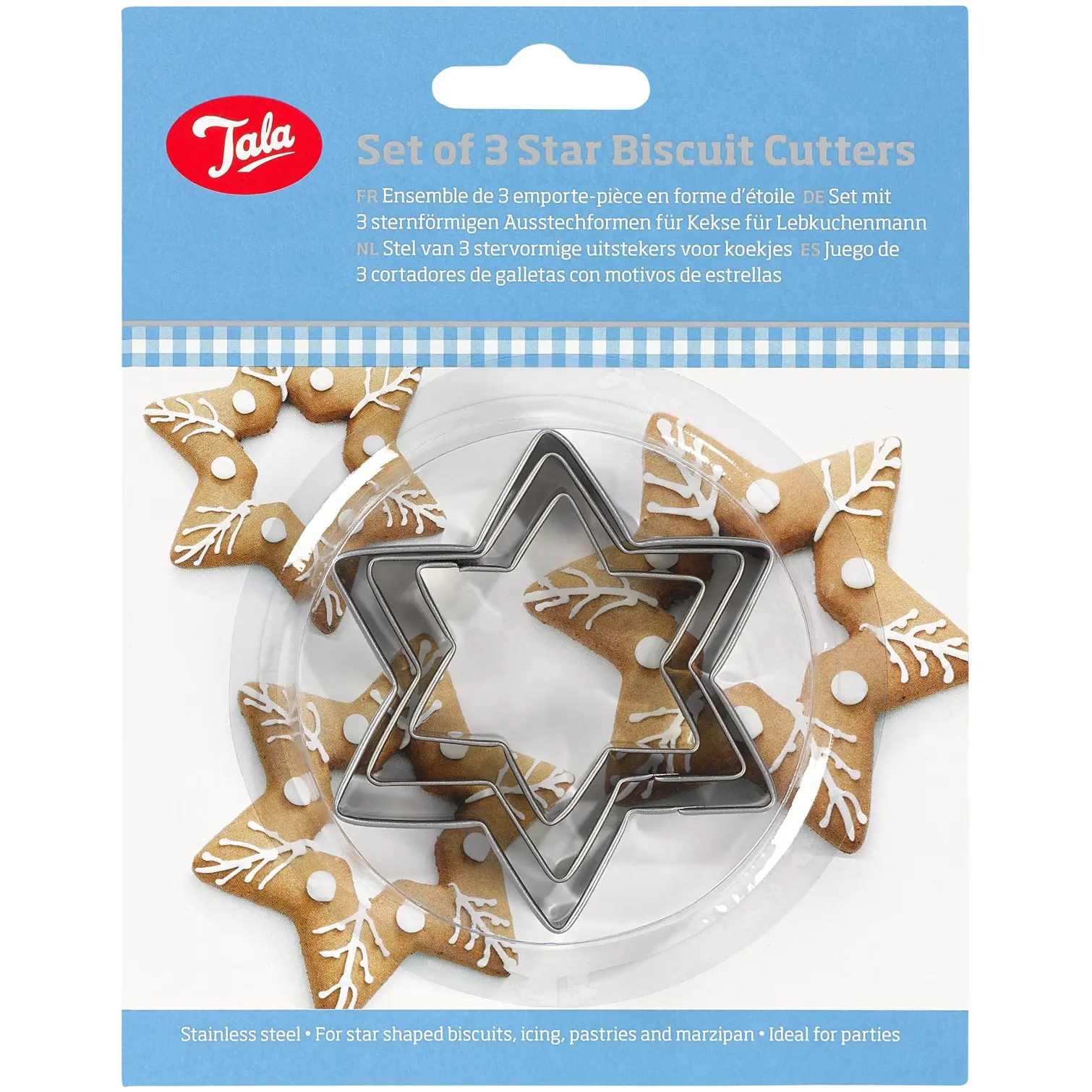 TLA0042 Tala Pastry Cutters Star