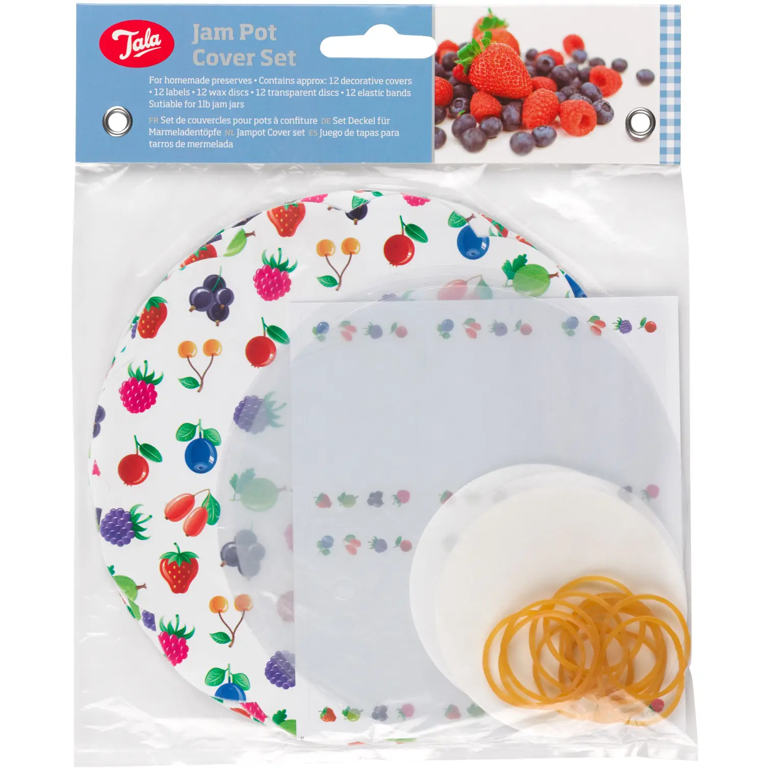 TLA0045 Tala Fruit Jam Pot Cover Set