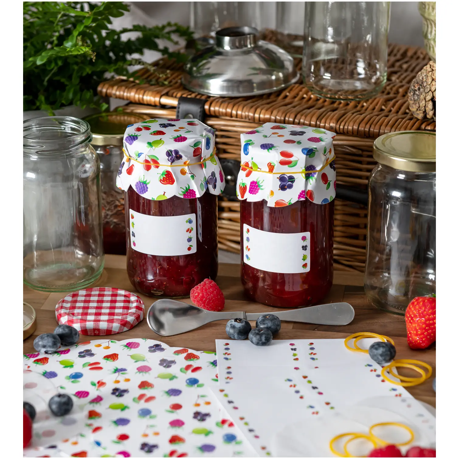 TLA0045_3 Tala Fruit Jam Pot Cover Set